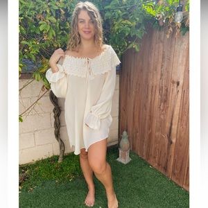 Vintage Gold Label Victoria’s Secret Sheer Cream Nightie